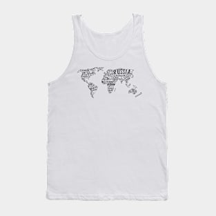 World Map Tank Top